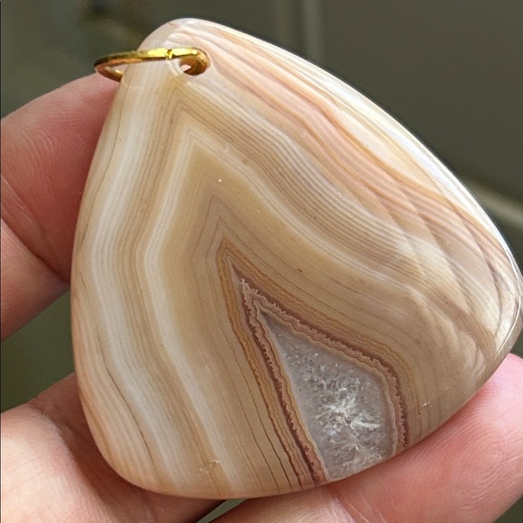 🖤Natural Agate stone Pendant - Picture 5 of 13